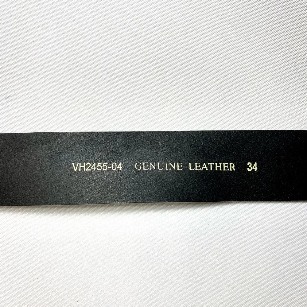 Genuine Leather Classic Black BElT 34